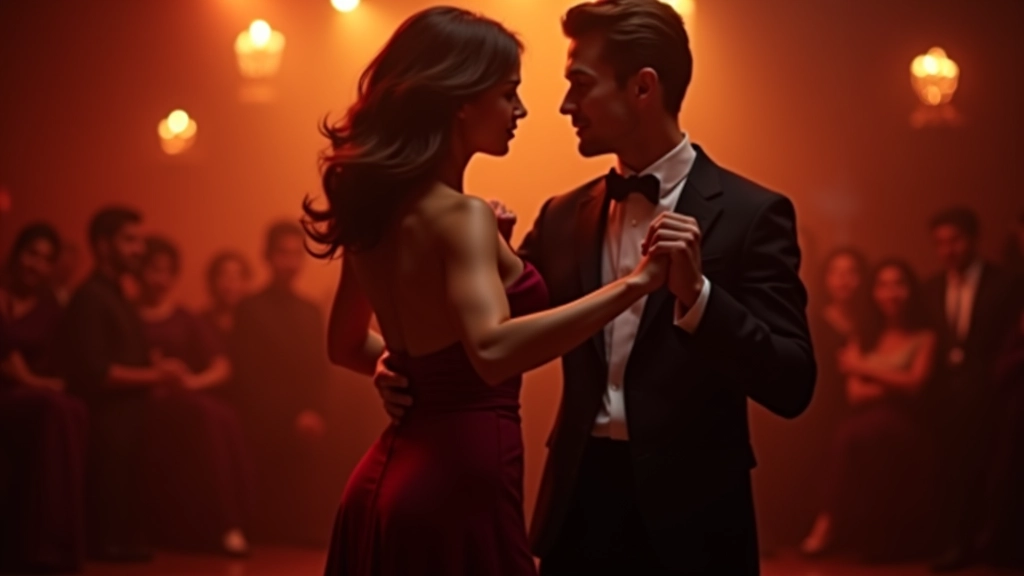 Dancers performing salsa at Pärnu seasonal event with enthusiastic audience watching